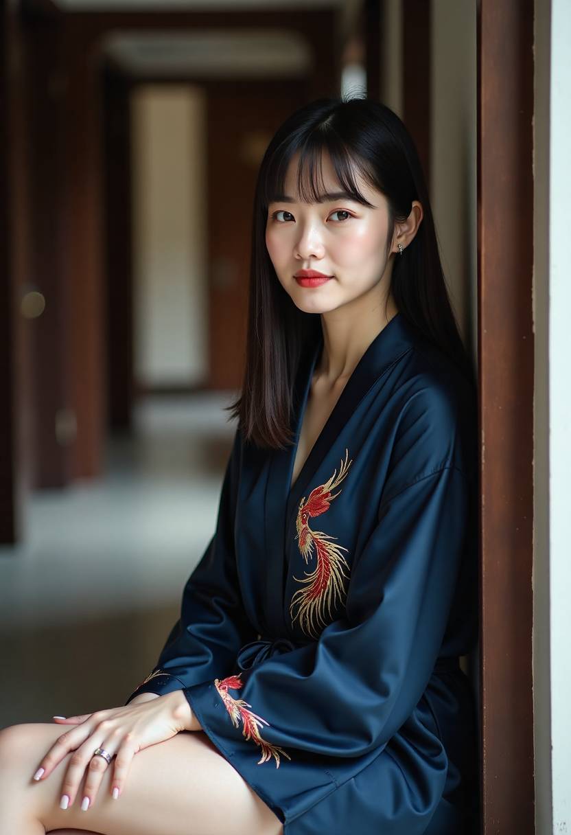 咨询室沙发与时钟